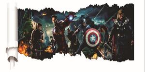 Živá Zeď Samolepka Avengers