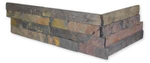 Kamenný obklad roh, břidlice multicolor 2, tl. 1,5-2,5cm, ES003ROH, kus