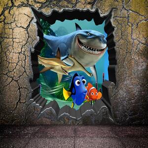 Živá Zeď Samolepka Hledá se Nemo a Dory