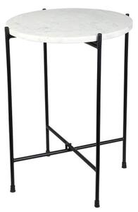 Kulatý konferenční stolek Amancio, Barva:: černá / černý mramor Mirjan24 5903211187766