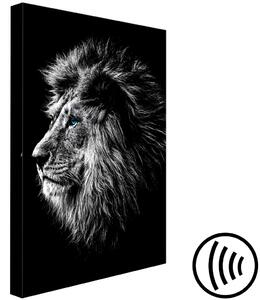 Obraz Modrooký lev (1-dílný) vertikální