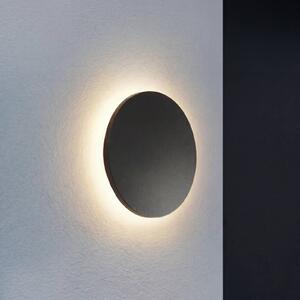 Lindby Venkovní nástěnné svítidlo LED Selinel, černá, 23 cm, číslo domu, Černá, kov, Moderní