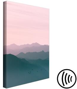 Obraz Hory při východu slunce (1 panel) na výšku