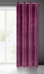 Tmavě fialový závěs na kroužcích RIA 140x250 cm