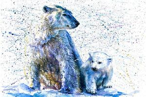 Tapeta lední medvědi