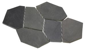 Kamenná dlažba, černá břidlice, tloušťka 1-2 cm, BL101