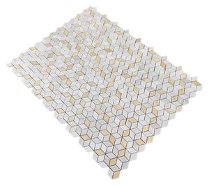 Kamenná mozaika z mramoru, Diamant bílo-žlutý