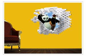 Živá Zeď Samolepka Kung-Fu Panda