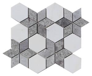 Kamenná mozaika z mramoru, Hvězda ocean vein, 26,1 x 26,1 x 0,9 cm, NH203, balení