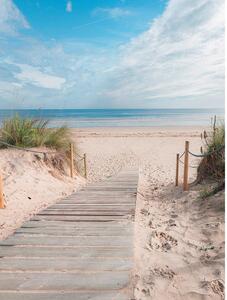 OBRAZ NA PLÁTNĚ, pláž a moře, 60/80/3 cm Euroart - Obrazy na plátně