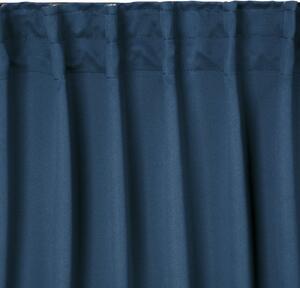 Modrý závěs na flex pásce MILAN 140x300 cm