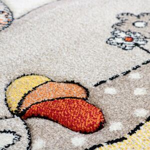 Dětský kusový koberec Jasper Kids 21484 | béžový Typ: 80x150 cm