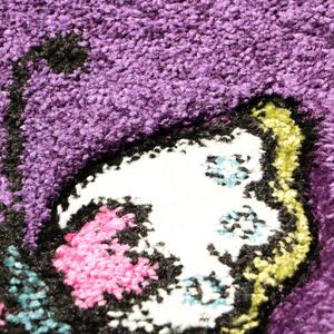 Dětský kusový koberec Jasper Kids 22045-52/51 | fialový Typ: 80x150 cm