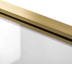 Rea Rapid Slide, sprchové dveře 110x195 cm, 6mm čiré sklo, zlatý matný profil, REA-K4708