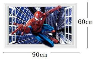 Živá Zeď Samolepka Spiderman superhrdina