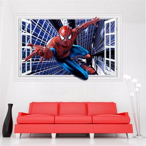 Živá Zeď Samolepka Spiderman superhrdina