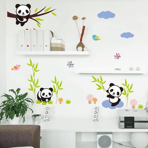 Živá Zeď Samolepka Hravá panda