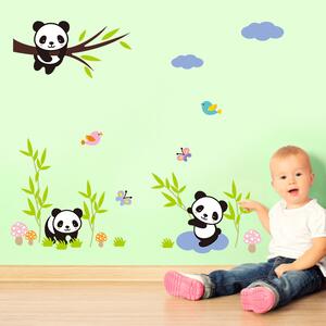 Živá Zeď Samolepka Hravá panda