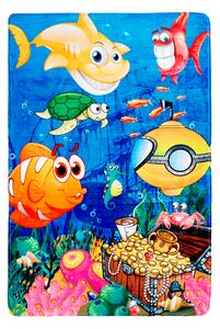 Dětský kusový koberec Fairy Tale 638 Under the sea | vícebarevný