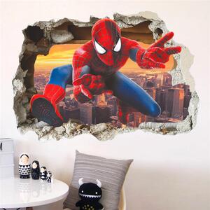 Živá Zeď Samolepka Spiderman pavoučí muž