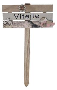 Zápich - VÍTEJTE D4857 - 24 × 1.5 × 42 cm