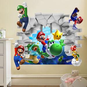 Živá Zeď Samolepka Hra Super Mario