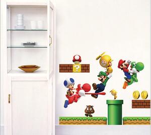 Živá Zeď Samolepka Super Mario Velikost: 72 x 60 cm