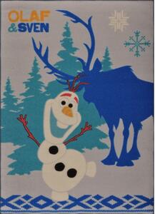Dětský kusový koberec Frozen 03 Olaf | vícebarevný