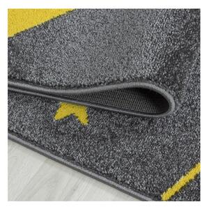 Dětský kusový koberec Playtime 0610A | žlutý Typ: 80x150 cm