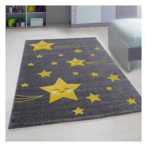 Dětský kusový koberec Playtime 0610A | žlutý Typ: 80x150 cm