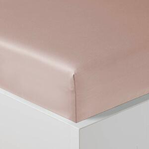 Luxusní saténové prostěradlo Tencel™ – pudrová: 90x200cm