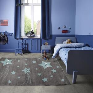 Dětský kusový koberec Playtime 0610A | modrý Typ: 80x150 cm