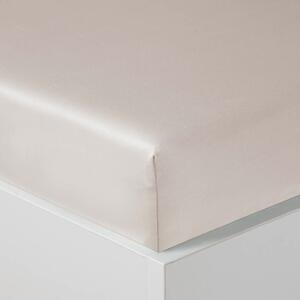 Luxusní saténové prostěradlo Tencel™ – latté: 90x200cm