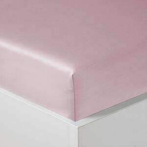 Luxusní saténové prostěradlo Tencel™ – starorůžová: 90x200cm