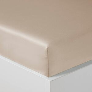 Luxusní saténové prostěradlo Tencel™ – mocca: 90x200cm