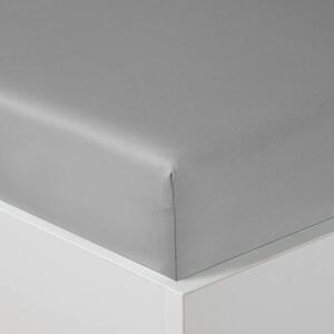 Luxusní saténové prostěradlo Tencel™ – šedozelená: 90x200cm
