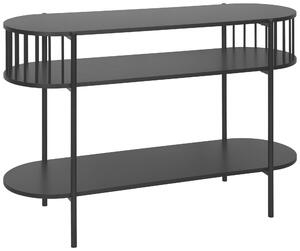 KONZOLOVÝ STOLEK, černá, kov, kompozitní dřevo, 110/39/76 cm Xora - Online Only konferenční stolky, Online Only
