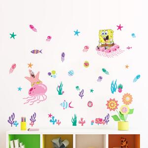 Živá Zeď Samolepka SpongeBob a hvězdice Patrick