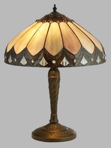 Stolní lampa Pearl ve stylu Tiffany, výška 53 cm