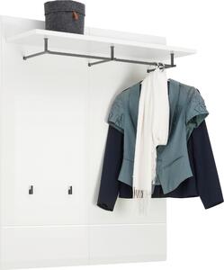 ŠATNÍ PANEL, bílá, vysoce lesklá bílá, 100/122/30 cm Hom`in - Šatní panely