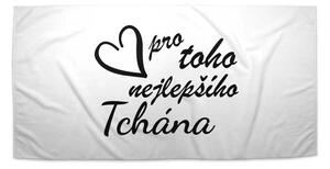 Sablio Ručník Pro toho nejlepšího tchána - 30x50 cm