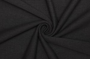 Kostýmový bavlněný úplet - Černá