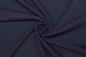 Kostýmový elastický polyester - Tmavě modrá