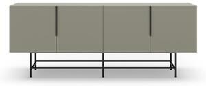 Zelenošedá nízká komoda 200x77,5 cm Eldia – Marckeric