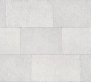 A.S. Création | Vliesová tapeta na zeď Titanium 3 38201-2 | 0,53 x 10,05 m | krémová, šedá