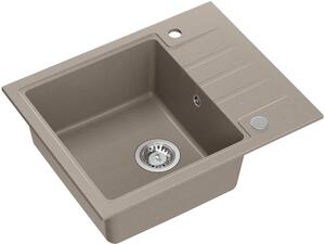 Quadron Peter dřez graniteq 62x50 cm béžová HCQP6250ST