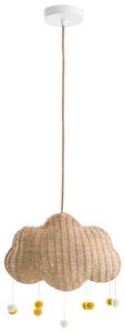 Závěsná lampa Mrak ONON Ratan Přírodní