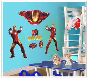 Živá Zeď 3D Samolepka Iron Man