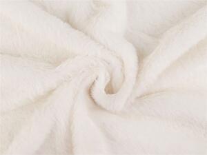 Oděvní umělá kožešina rabbit METRÁŽ - 2 Off White