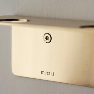 Zlatý kovový držák s háčky Meraki Supply 50 cm